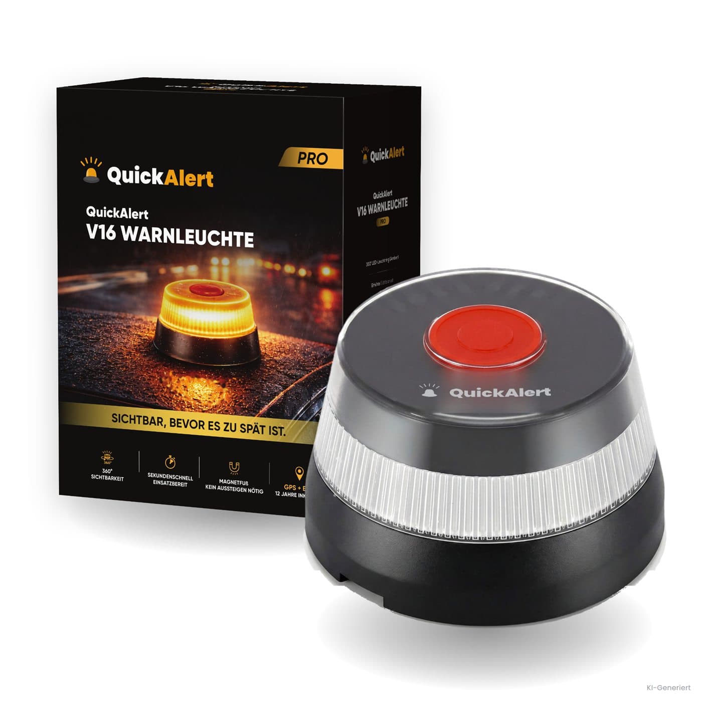 QuickAlert PRO mit Verpackung